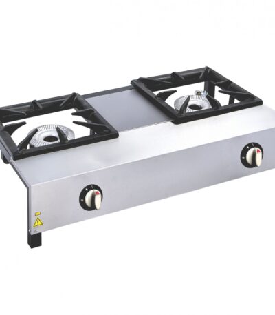 2’li Kısa Ayak Lokanta Ocağı Gazlı CE