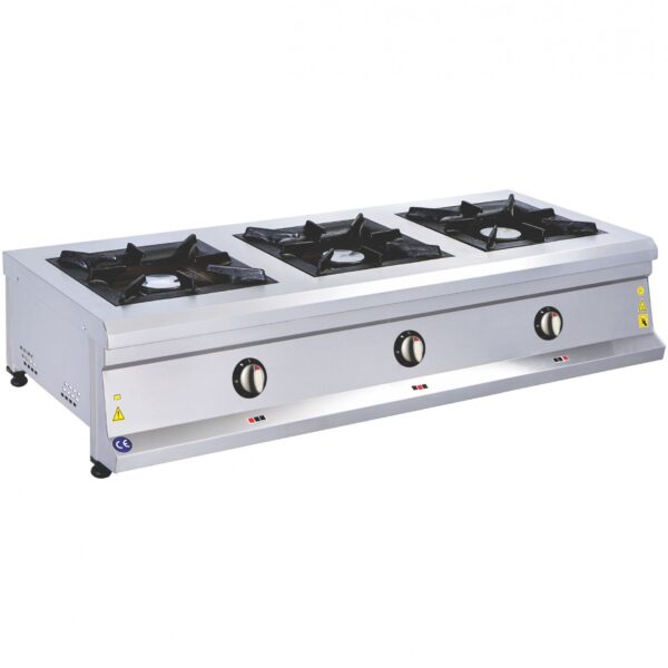 3’lü Profesyonel Setüstü Ocak Gazlı CE