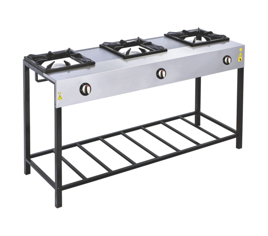 3’lü Uzun Ayak Lokanta Ocağı Gazlı CE