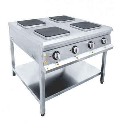 4’lü Taban Raflı Ocak Elektrikli