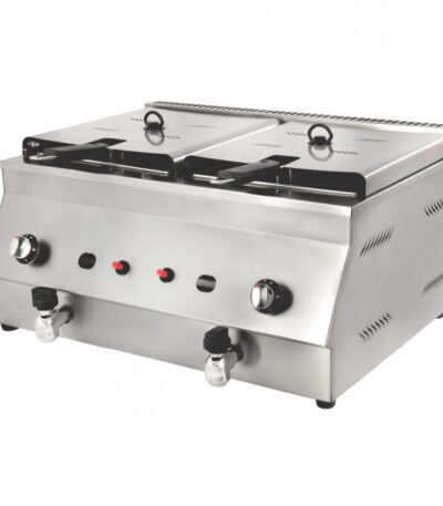 8+8 Lt Fritöz Tahliye Vanali Elektrikli