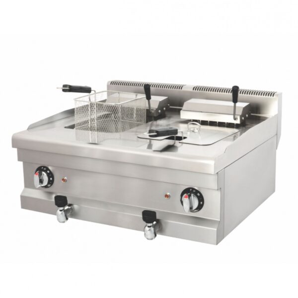 9+9 Lt Fritöz Setüstü Elektrikli