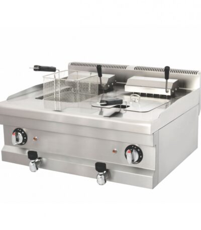 9+9 Lt Fritöz Setüstü Gazlı CE