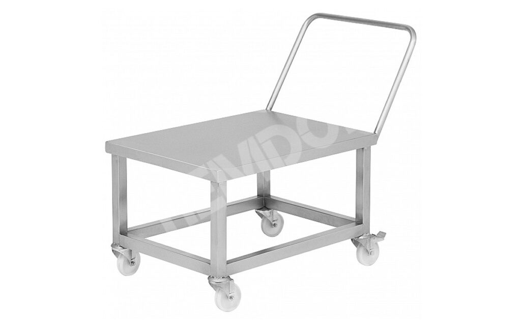 Paslanmaz Kazan Taşıma Arabası